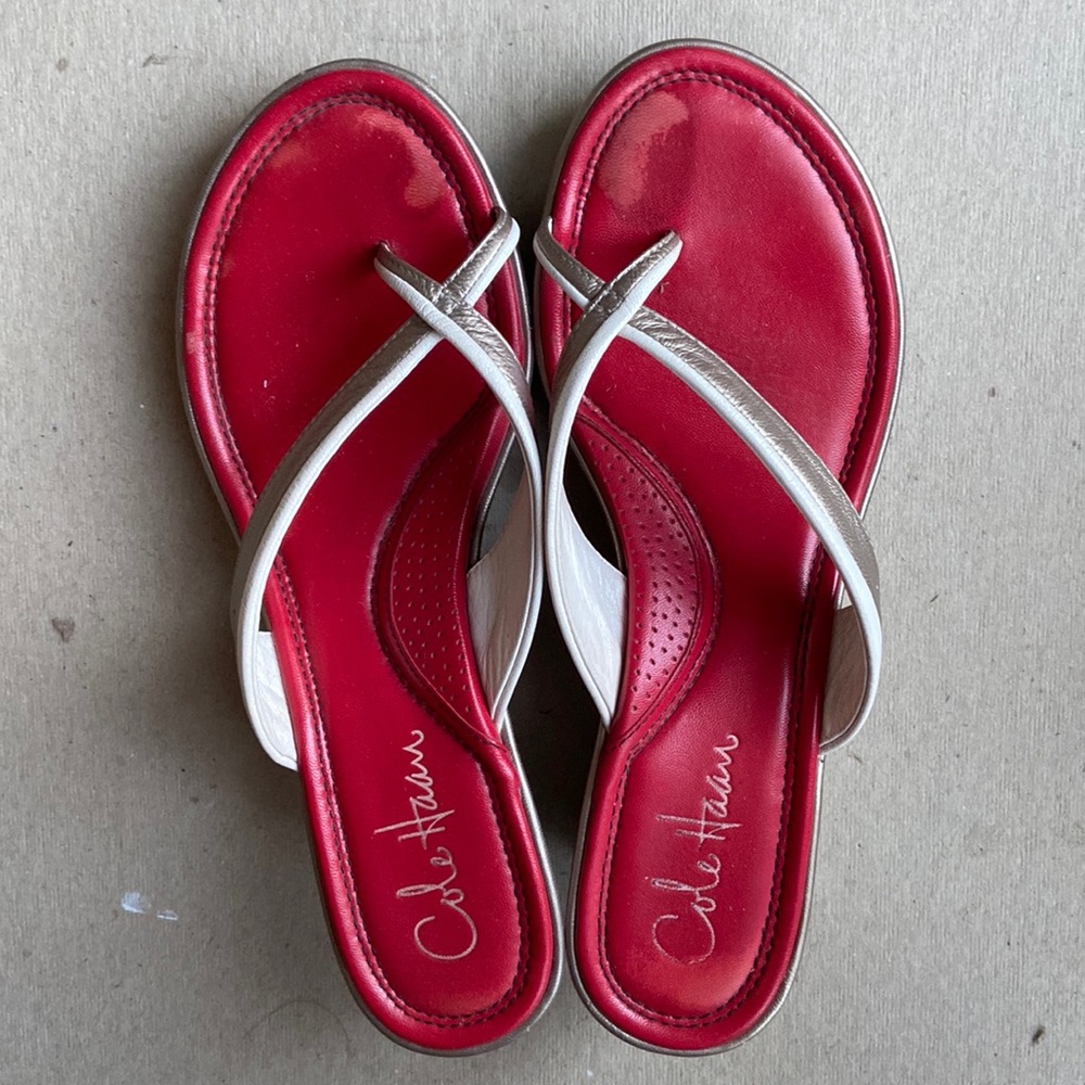 Cole Haan Wedge Sandals EUC